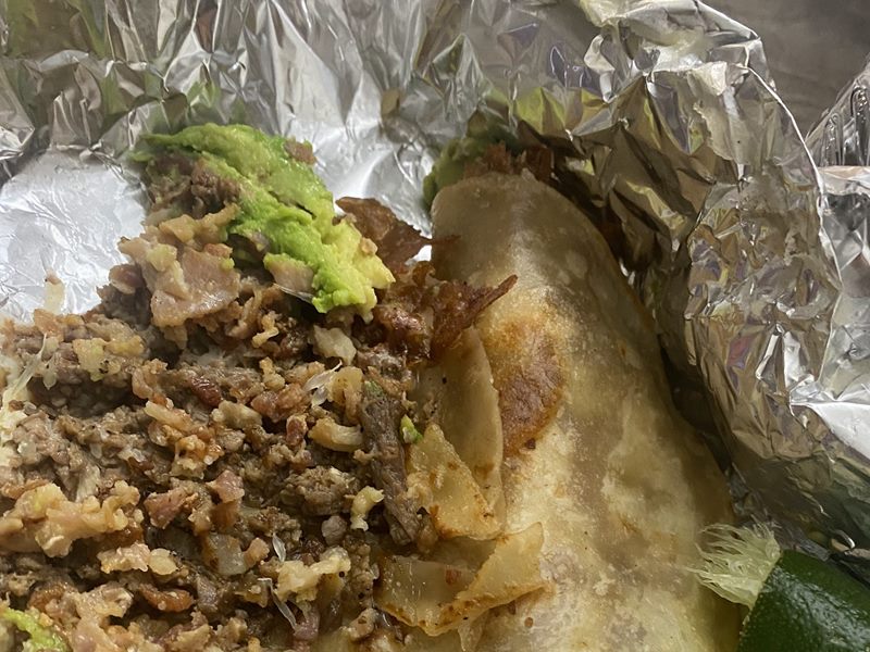 El Borrego Taqueria food